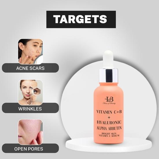 House of Beauty Vitamin C Serum for Bright Skin (30ml, Pack of 1)