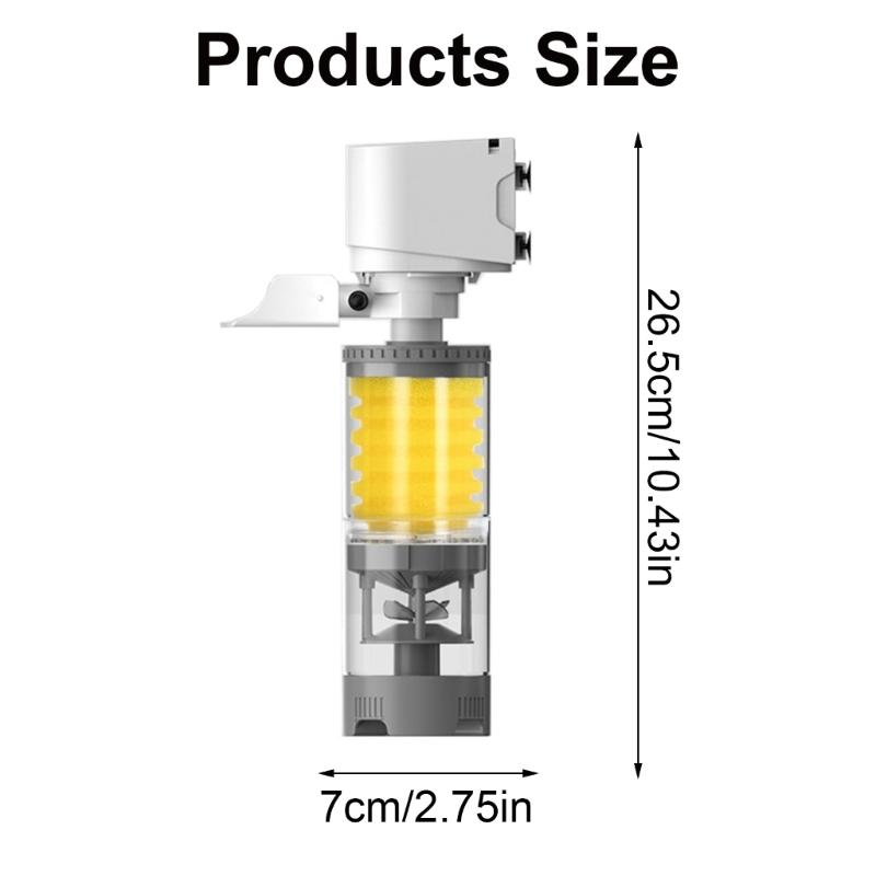 Pump Aquarium Filtration Systems for Clean Water Offices Setups Aquarium Pump Internal Filter for Water Quality