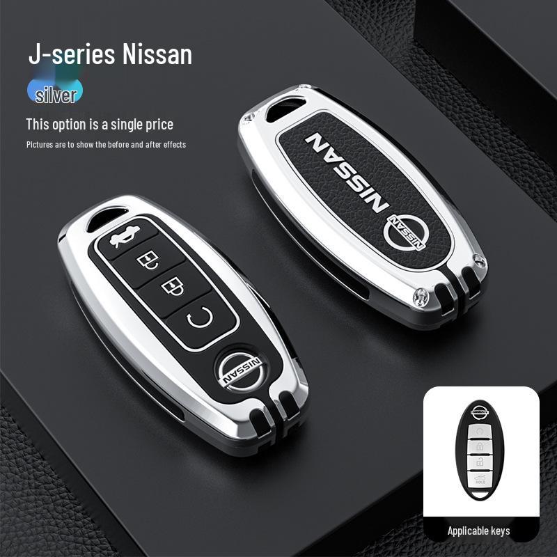 Nissan Key Case for X-Trail, Qashqai, Teana, Sylphy, Murano, Kicks, Tiida, and Cima