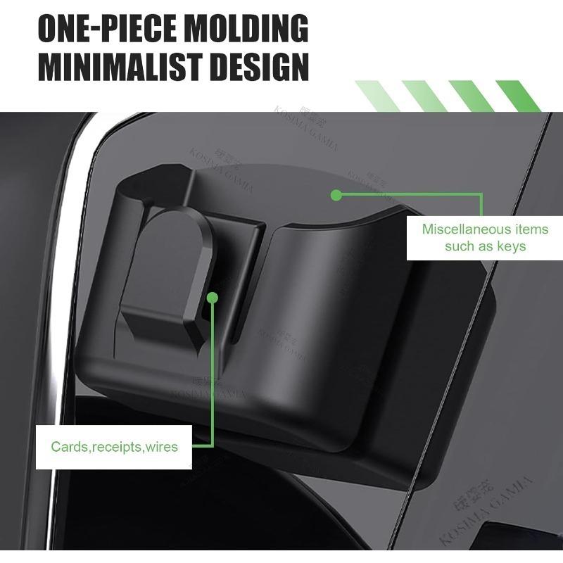 Autoschlüsselhalter Clip Auto Innenaufbewahrungsbox Armaturenbrett Organizer Klebemontage für Kartenkey-Halter Universelles Autozubehör