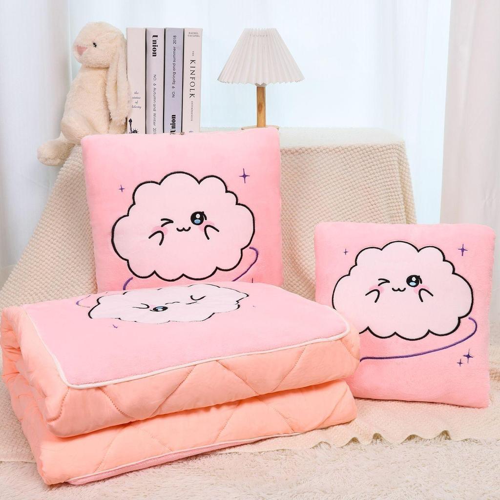 Convertible Sofa and Car Pillow-Blanket Combo - Foldable Office Nap Cushion