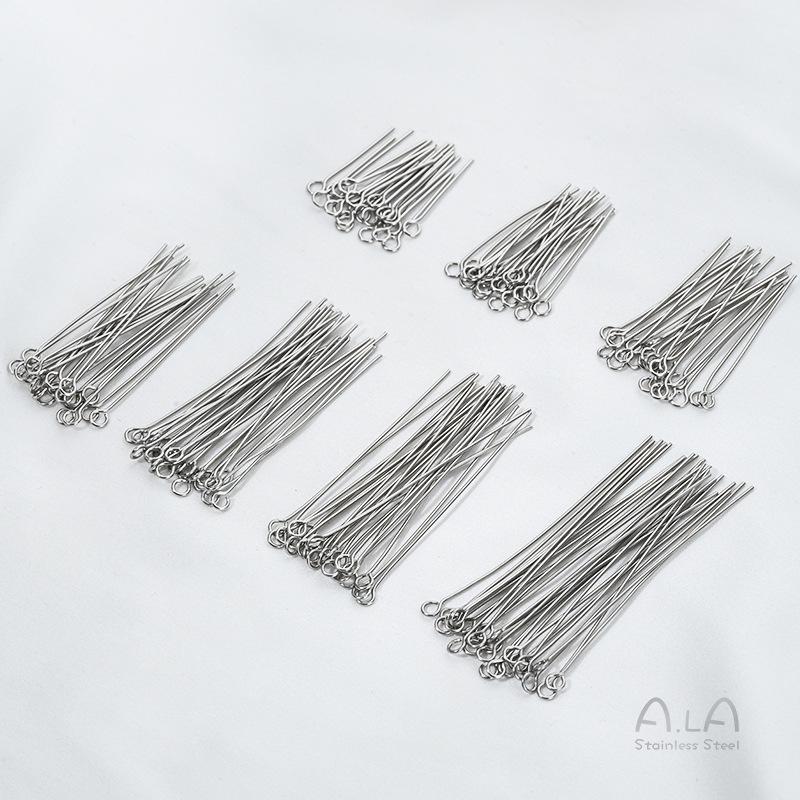 Niewycierający się Tytanowa Stal Nierdzewna Zakrzywiony Szpilka do Akcesoriów Biżuteryjnych DIY