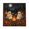 Halloween Diamond Art Kit  Ghost Barbecue Design