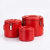 3 Pieces Insulated Food Container Metal latch Stainless Steel Thermal