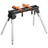 VEVOR Miter Saw Stand, 330lbs Load Capacity Steel Collapsible Stand for Miter Saw with One-piece Mounting Brackets Clamps