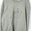 [USED] Rare Hikaru No Go Hikaru & Sai Crew Neck Sweatshirt M Gray