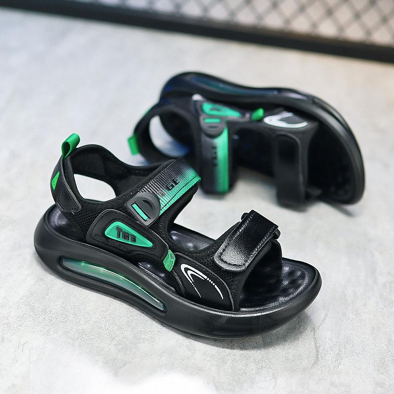 New 2025 Sandals Summer Beach Shoes Massage Soft Sole Slow Particle Non-slip Childlike Children's Beach Air Cushion