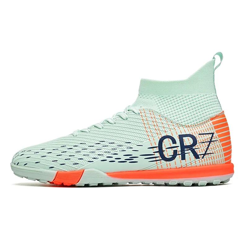 Training New Men Soccer Shoes Men Breathable Match Outdoor Casual Shoes Men Cleats Long Spikes Comfortable Football Shoes Men