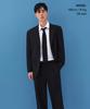 MUSINSA STANDARD [Cooltandard] Wide Hidden Banding Slacks [Navy]
