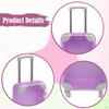 Mini Suitcase Fashion Doll Luggage Playhouse Toy Transparent Cover for Gift Box
