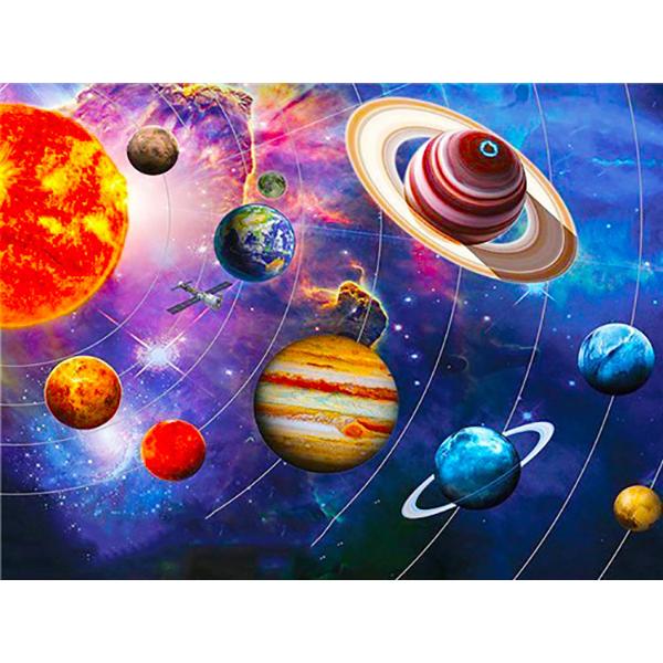 5D DIY Diamond Painting Universe Space Landscape Kit Full Drill Round Embroidery Mosaic Art Picture of Rhinestones Home Decor