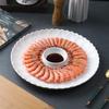 UOSO Ceramic Dumpling Plate with Dipping Dish