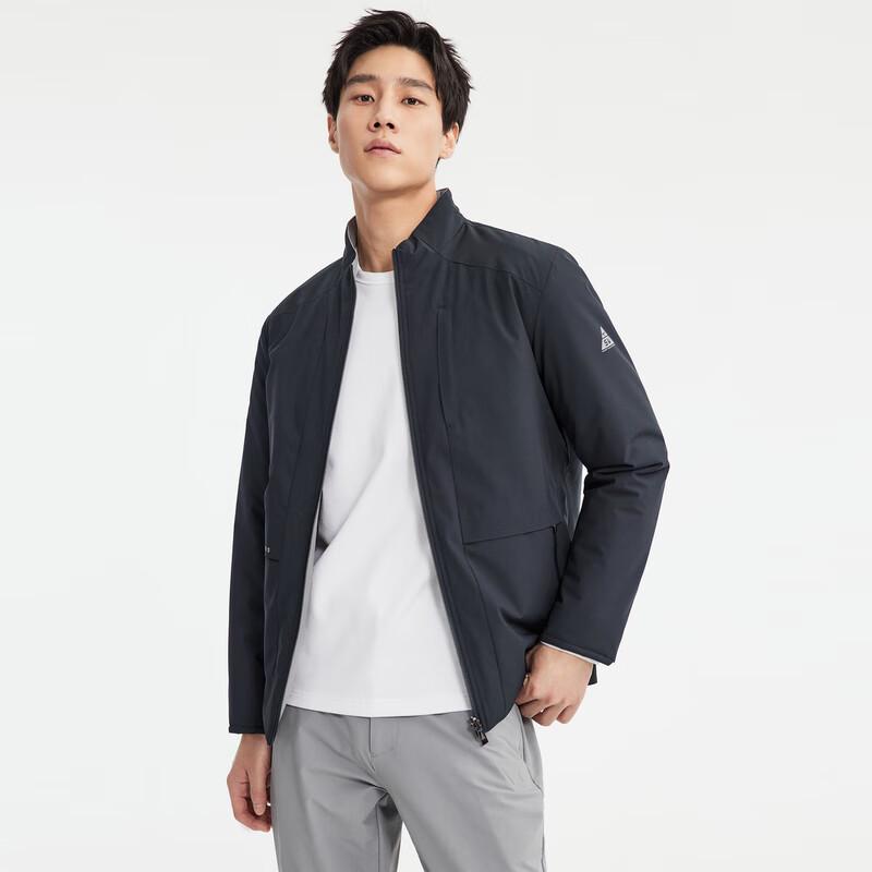 SEPTWOLVES Men's Reversible Stand Collar Woven Jacket