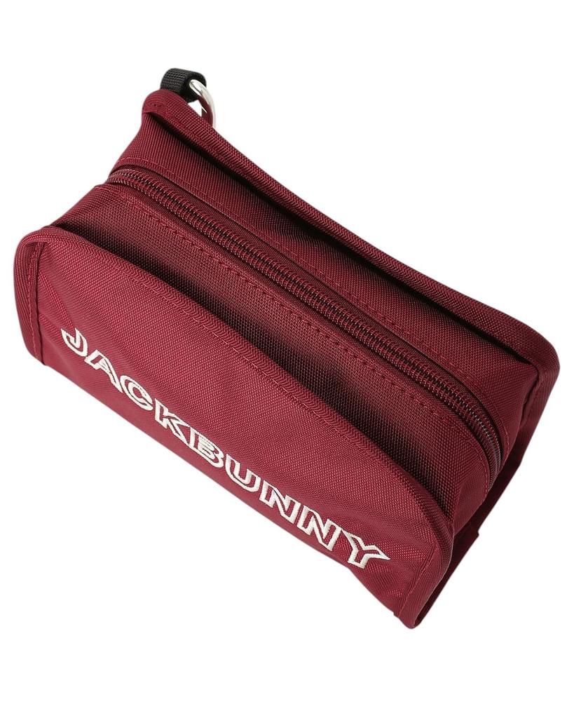 Jack Bunny Logo Zipper Series Pouch for Golf Accessories FR / 262-5984711 070_Bordeaux