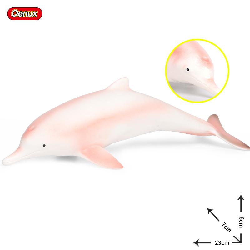 Oenux Ocean Animals Whale Shark Megalodon Crab Starfish Octopus Action Figures Soft Sea Life Model Educational Toy For Kids Gift