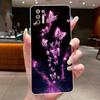 Phone Case For Motorola Moto G9 Plus Fundas Capa Butterfly Bow Protective Casing Transparent Soft Silicone TPU Cover Coque