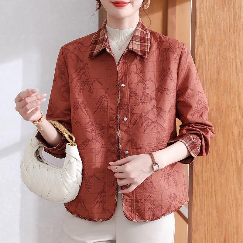 Middle-Aged Women's Fashion Autumn Versatile Coat