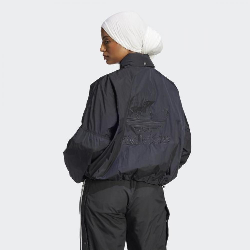 New Originals Adicolor Woven Nylon Outline Trefoil Windbr ...