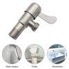 SUS304 Brush Finished Triangle Water Heater Toilet Basin Dish Hot and Cold Angle Valve Bathroom Accessories