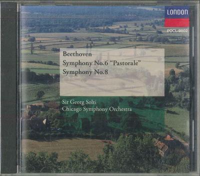 CD GEORG SOLTI CHICAGO SYMPHONY ORCHES  Beethovan  Symphonie No.6 Pastoral POCL9802 POLYDOR 1996 Japan Classical Used