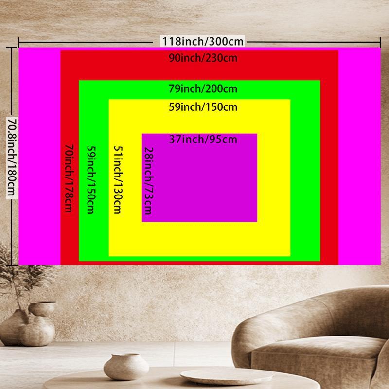 Snake and Flower Theme Digital Printing Polyester Wall Hanging Tapestry Decorative Living Room Bedrooms Office Background Gift