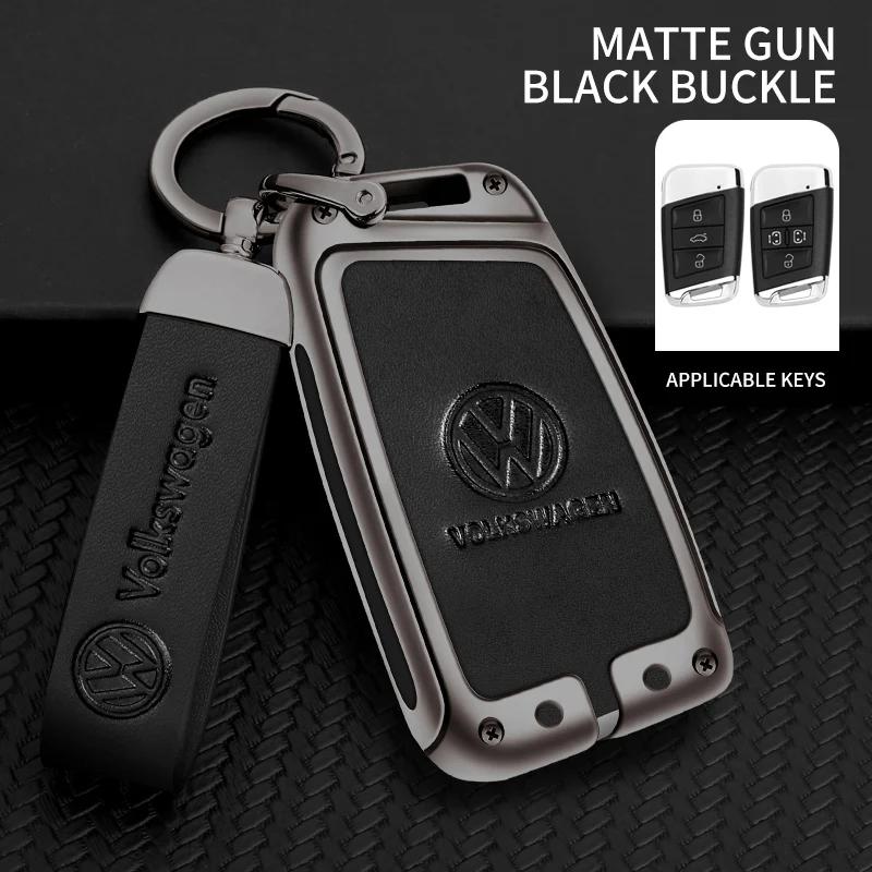 

VW GTI GOLF 2026 Hot For VW VOLKSWAGEN Leather Car Key Cover Case Protector Holder Shell for VW Volkswagen Magotan Magotan GTE