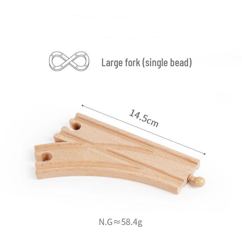 Magnetic Wooden Train Bridge Blocks for Kids - Compatible with All Brands