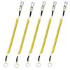 Elastic Steel Wire Keychain Lanyard for Fishing