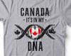 Canadian DNA T-Shirt: Heritage Patriotic Tee