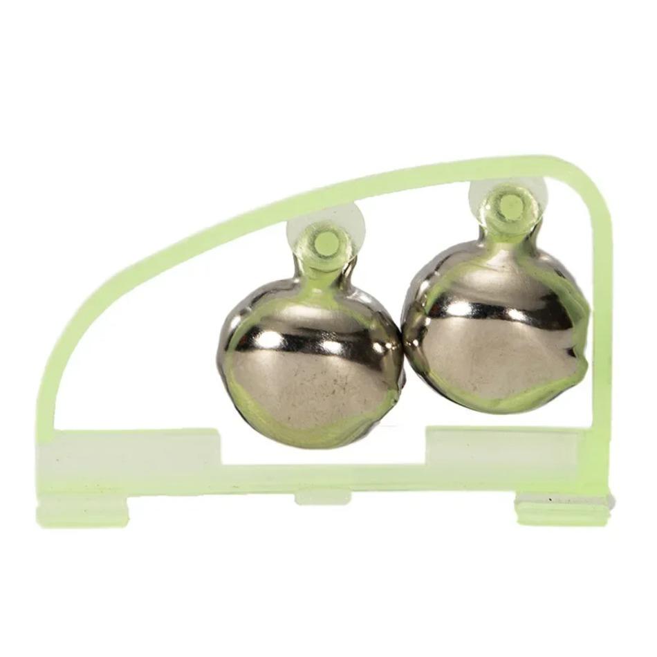 5 Pcs/Lot Luminous Light Twin Bells Clip On Night Fishing Tools Rod Bite Alarm Portable Fast Fishing Tackle Accessories New