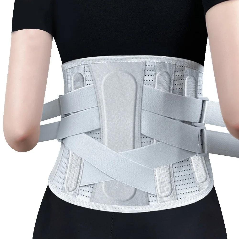 

Durable And Safe 5 Support Back Brace For Lower Back Pain Relief Lumbar Support Belt With Lumbar Pad Ergonomic Design For Herniated Disc Sciatica M