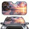 1pc Sunset Car Sun Visor UV400 Protection Sunshield For Sensitive Skin Medicalgrade Vehicle Accessory Universal Fit For Family C