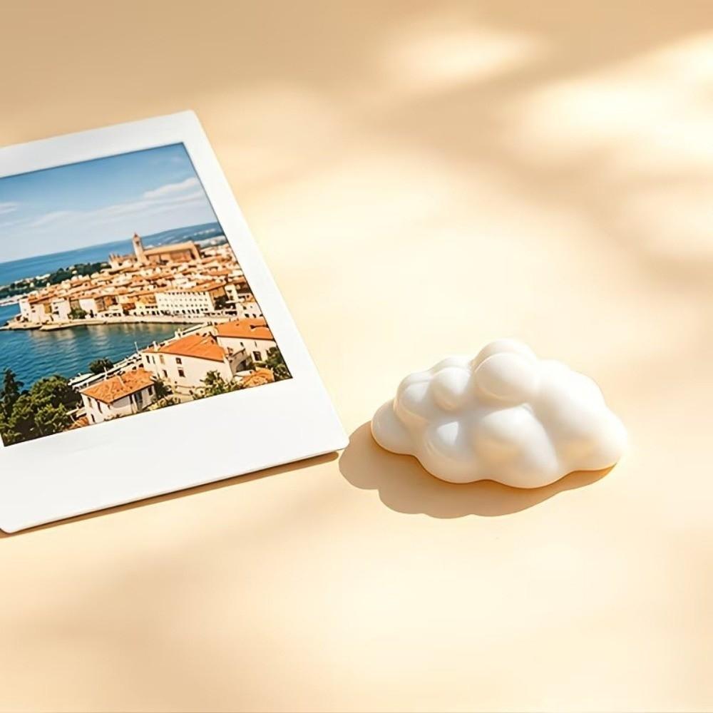 3pcs Cloud-Shaped Photo Holders 3D Printed Photo Display Racks Business Card Holder Home Use