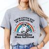 Your Little Ray of Sarcastic Sunshine Has Arrived Raccoon Shirt,Sarcastic Raccoon Women's T-Shirts,summer Fashion Tee T-Shirts