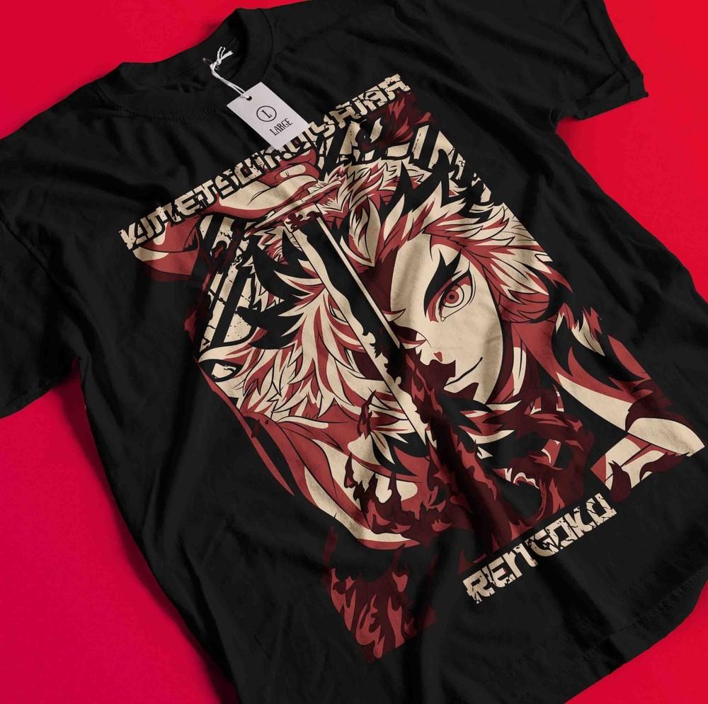 

Demon Slayer Shirt Obanai Iguro Tshirt Mitsuri T-Shirt Muzan Tanjiro Doma Tee BB908 L