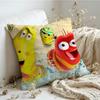 Cushion Cover  Linen  SkinFriendly Soft Decorative Case For Sofa Home Decor Funny LLarva Pillow cover