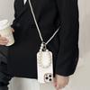 Women Korean Pearl Chain Mobile Phone Hanging Rope Handheld Shoulder Strap Detachable Back Crossbody Lanyard Anti Lost Pendant