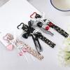 Cute Heart Keychain,Bag Charms,Cherry Key Chain Accessories Decor for Purse Handbag Car Keychain For Women and Girls