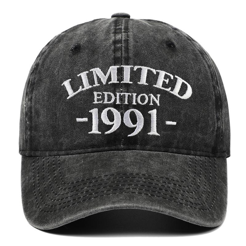 Vintage Birthday Baseball Cap (1990-1997) - Washable Distressed Hat for Men and Women