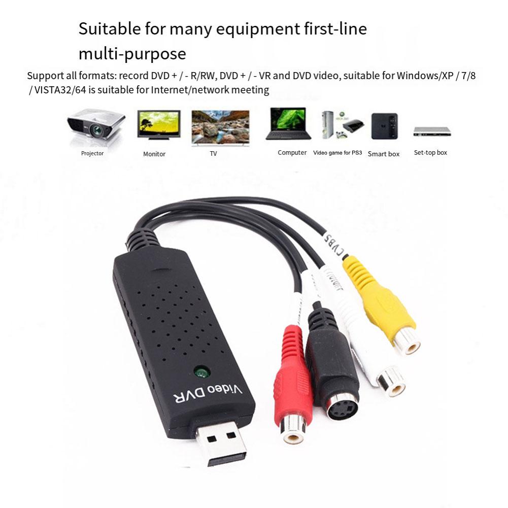 Schedule Recordings USB 2.0 Video Audio Converter Video Capture Card