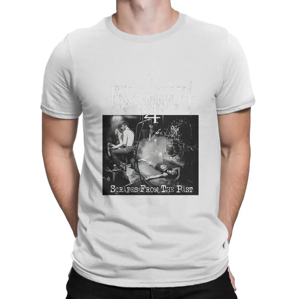 Scrapes From The Past T Shirts Unisex  100% Cotton Cool T-Shirt Crew Neck Psychonaut 4 Tee Shirt Short Sleeve Clothes New Arrival