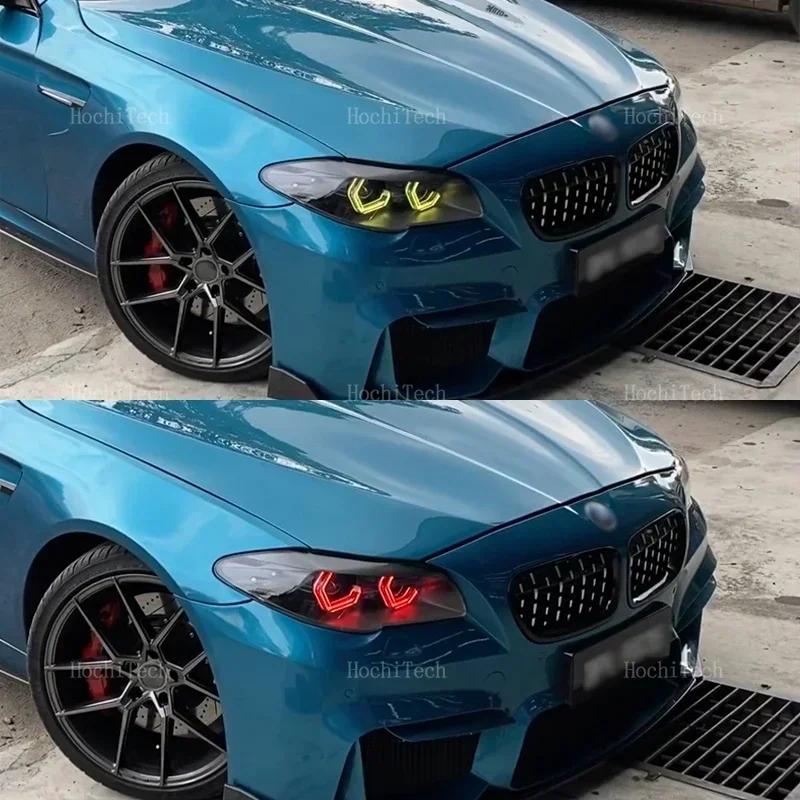 Car-styling Multi-colored RGB App Control LED Rings M4 Style Light for BMW 5 Series F10 F11 F07 F18 528i 530i 535i M5 2010-2017