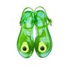 Fashion Women Fruit Sandals Transparent PVC Flat Flip-flop Sandal Ladies 2025 Summer Outdoor Fashion Non-slip Buckle Strap Beach Shoes