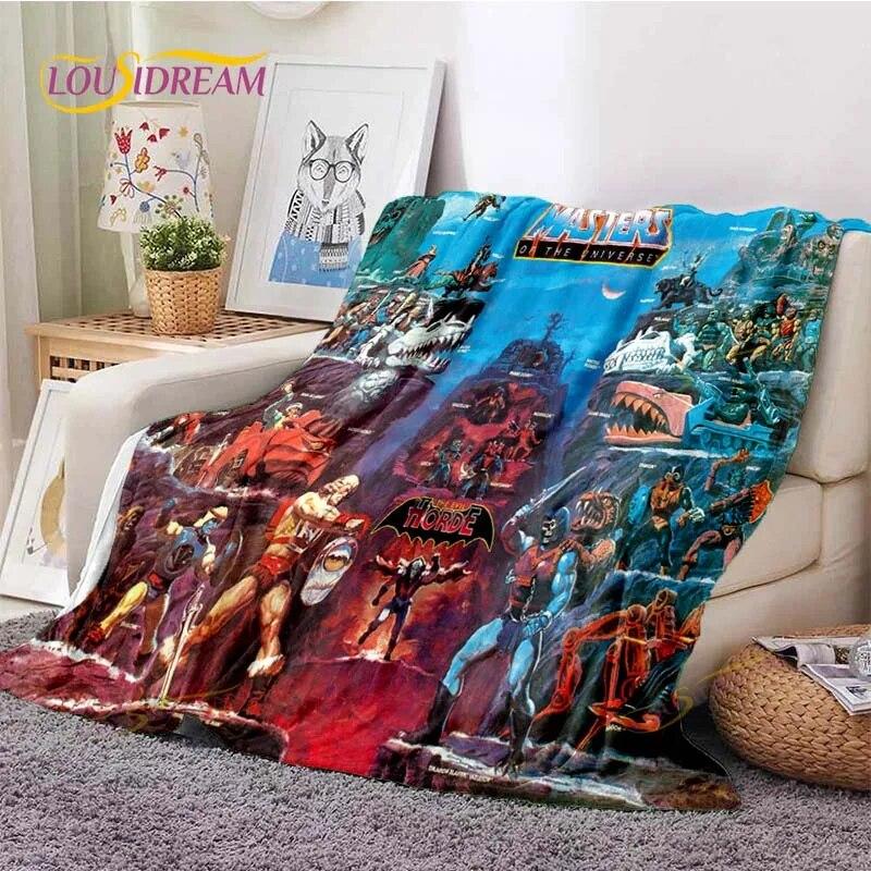 He-Man Masters Of The Universe Throws Blanket Sofa Blanket Adults and Children Blanket Blanket for Bed