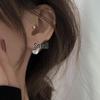 Korean Trendy Multi-Wear Diamond-Studded Dangle & Ear Cuff Earrings for Women