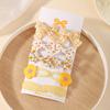 RAINBOW BOWS 10Pcs/set Handmade Fabric Printed Barrette Boutique Mini Bangs Bow Hair Clip Ins Daisy Hairgripes Spring Style