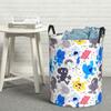 Laundry Collector Bfdi Pattern Foldable Laundry Basket Large Storage Baby Washing Basket Home Organizer