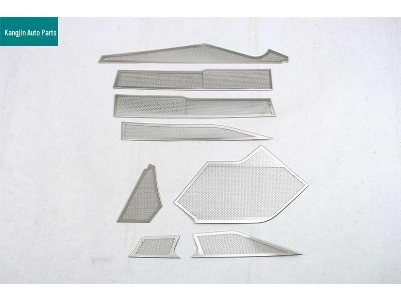 Stainless Steel Silver Front Speaker Grille Decoration for ARCFOX Alpha T5 26 Models