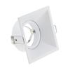 LED Downlight Ceiling Light Fixtures Square Recessed MR16 GU10 Fixture White Black Adjustable LED Ceiling Spot Light Frame