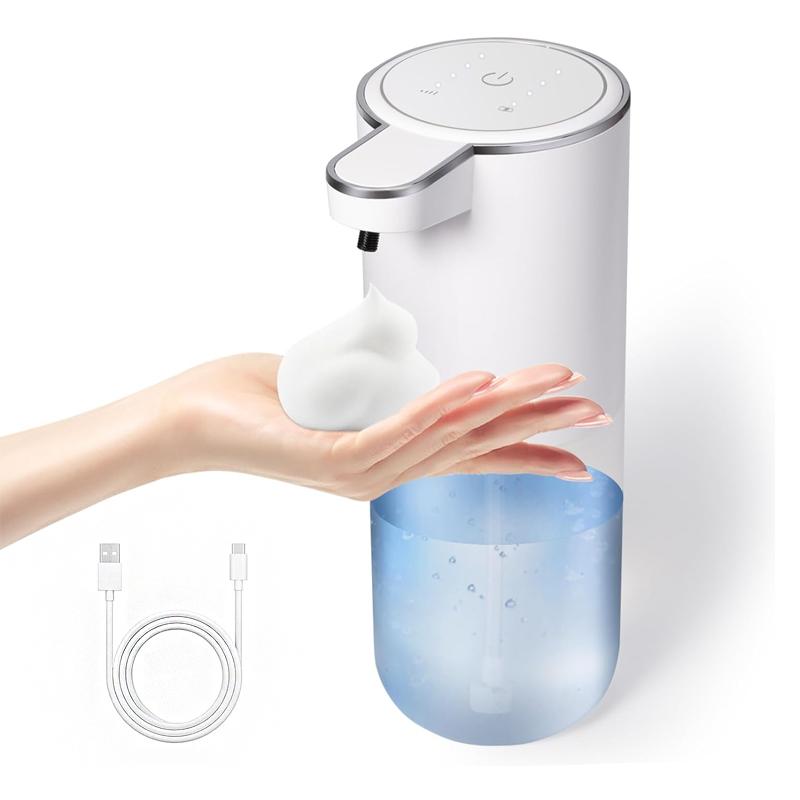 

Автоматический пенный дозатор для мыла Настенный дозатор жидкого мыла для рук USB Перезаряжаемый бесконтактный дозатор мыла Ручная мойка